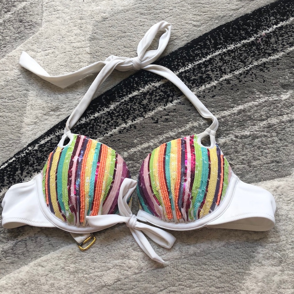 VS UNDERWIRE HALTER TOP PUSH UP BRA